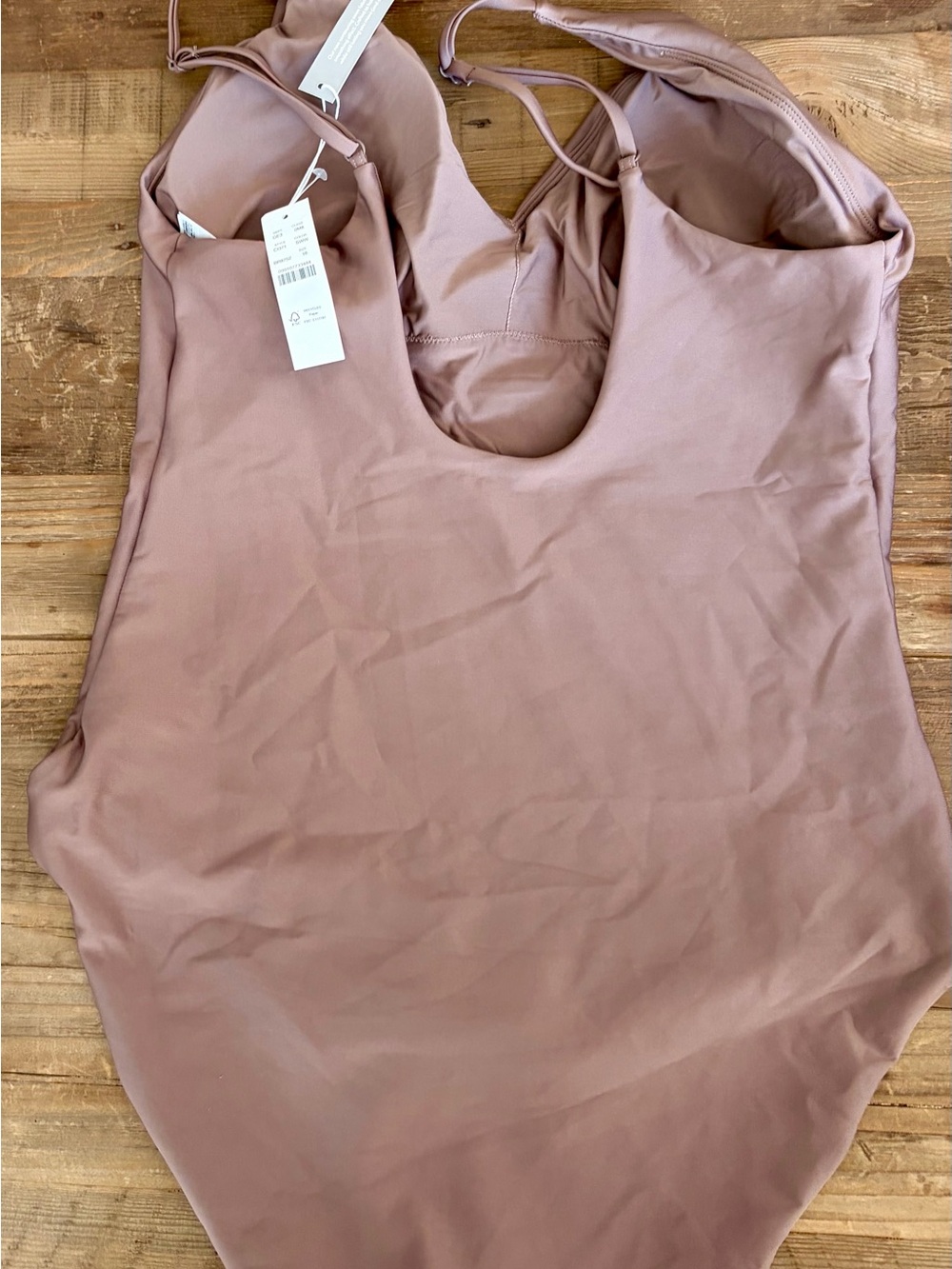 J. Crew NEW Lana one piece in Smoky Willow Wood - Long torso - Picture 3 of 5